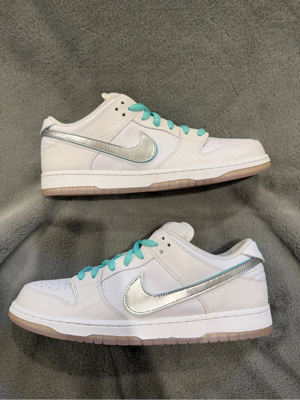 Nike SB Dunk Low Diamond Supply Co White Diamond Size 13M BV1310-100 DS OG ALL